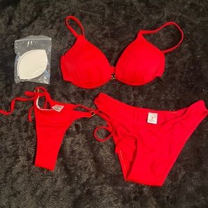 Venus Red Hot Push Up Bikini Set